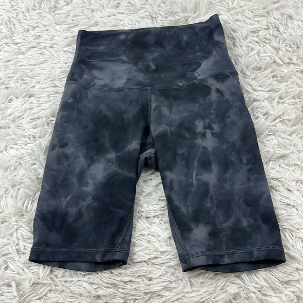 Lululemon Align High-Rise Short 8" Diamond Dye Pitch Grey Graphite Grey